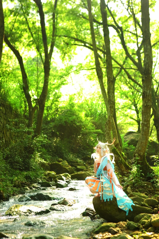 王者荣耀COS正片遇见神鹿瑶 - 夏柠柠